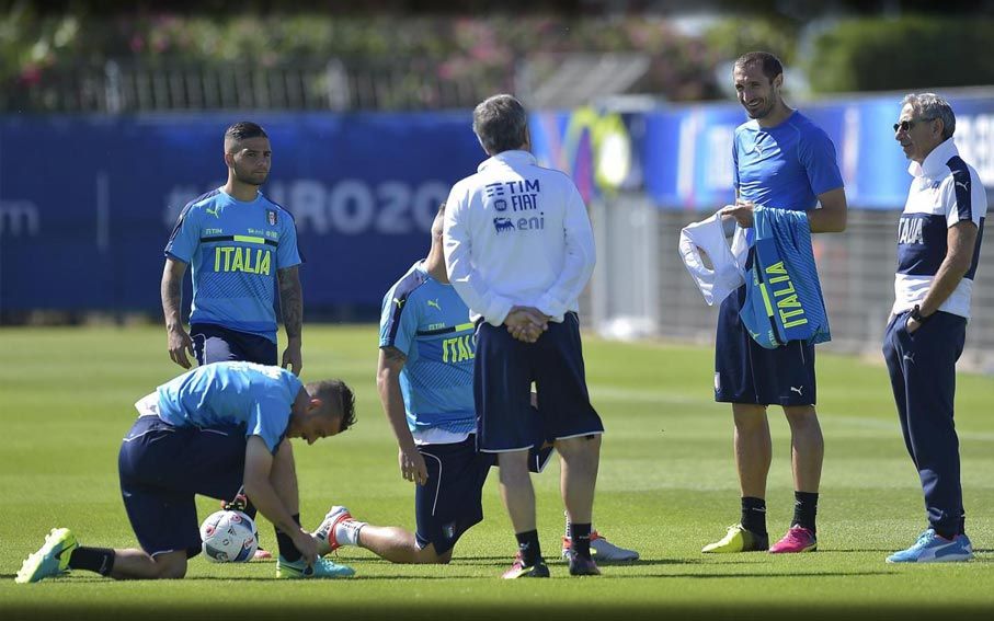 Azzurri già al lavoro per il quarto di Bordeaux
